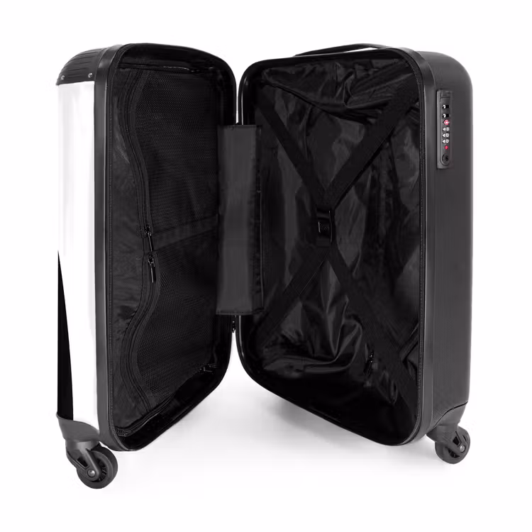 Pim pinguïn NBS - Handbagage koffer - Unisex middel -binnenkant
