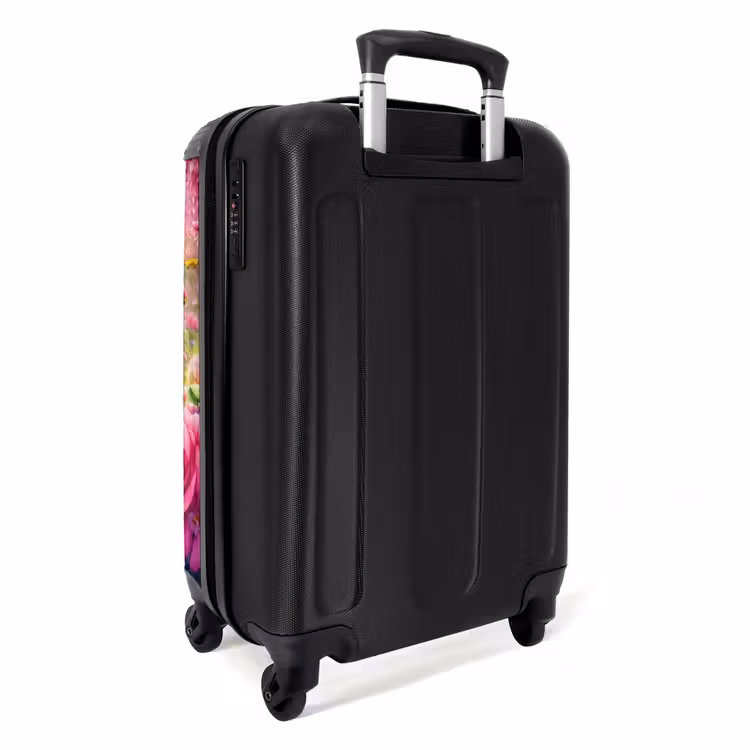 Roze regenboogkatje NBS - Handbagage koffer - Unisex middel -achterkant