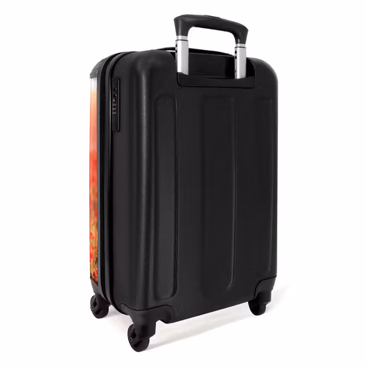 Klaprozen bij zonsondergang NBS - Handbagage koffer - Unisex middel -achterkant