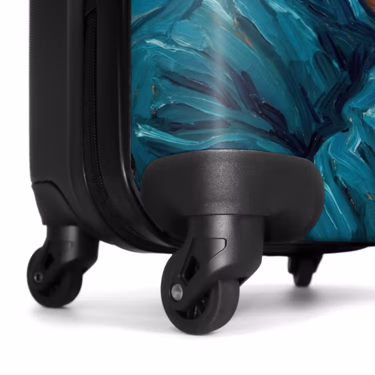 Portret - Klassiek - Blauw NBS - Handbagage koffer - Volwassenen Unisex middel -wiel
