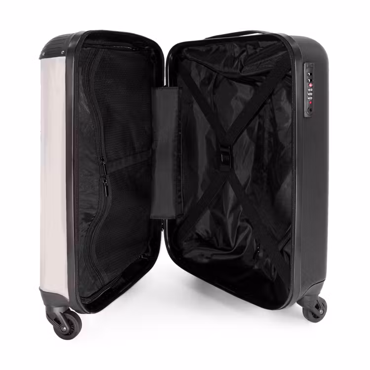 Prinses met krulletjes NBS - Handbagage koffer - Unisex middel -binnenkant