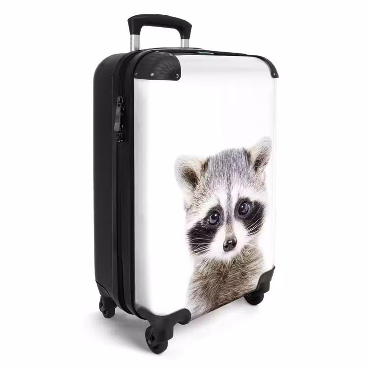 Rachid Racoon NBS - Handbagage koffer - Unisex middel -productfoto_3d