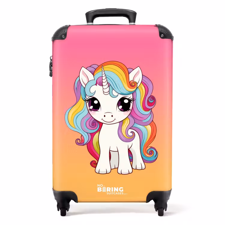 Regenboograkkertje NBS - Handbagage koffer - Unisex middel -productfoto_recht
