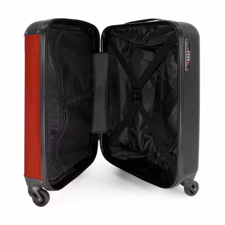 100 NBS - Handbagage koffer - Volwassenen Unisex middel -binnenkant