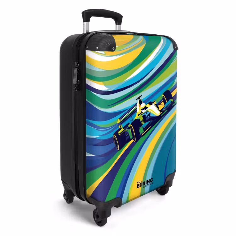 Retro racer NBS - Handbagage koffer - Unisex middel -productfoto_3d