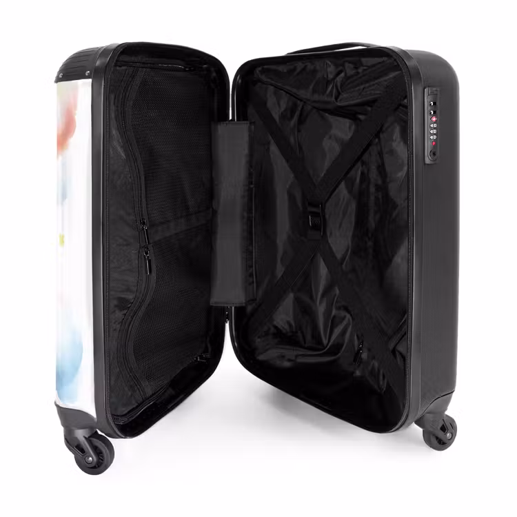 Schommelende baby eenhoorn NBS - Handbagage koffer - Unisex middel -binnenkant