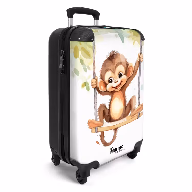 Schommelende grote aap NBS - Handbagage koffer - Unisex middel -productfoto_3d