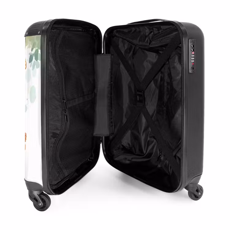 Schommelende grote aap NBS - Handbagage koffer - Unisex middel -binnenkant