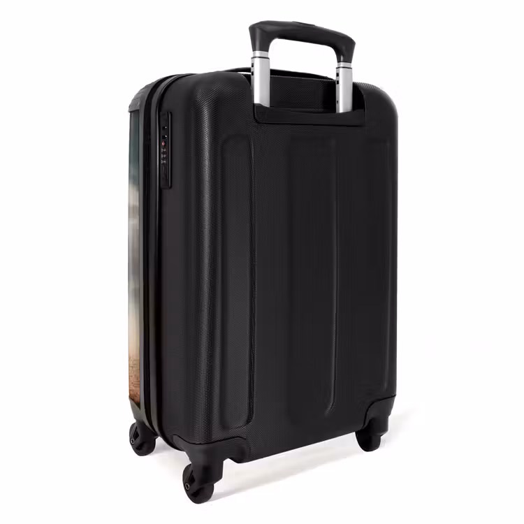 Rennend bruin paard NBS - Handbagage koffer - Unisex middel -achterkant