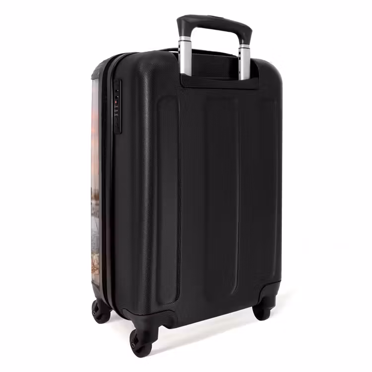 Rustiek - Roeiboot - Zandstrand NBS - Handbagage koffer - Volwassenen Unisex middel -achterkant