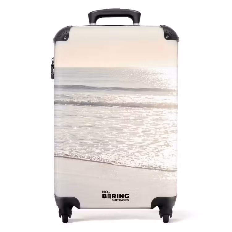 Zee - Zon - Zand NBS - Handbagage koffer - Volwassenen Unisex middel -productfoto_recht