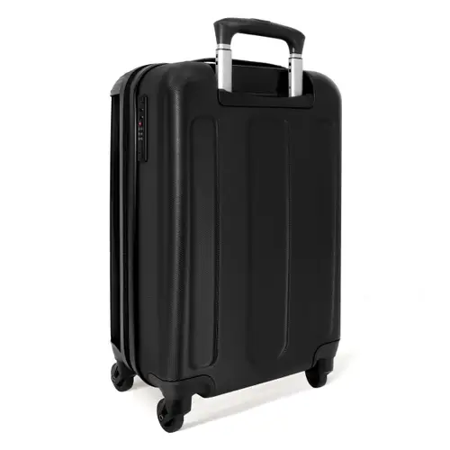 Schaatsen met kleurrijke graffiti NBS - Handbagage koffer - Unisex middel -achterkant
