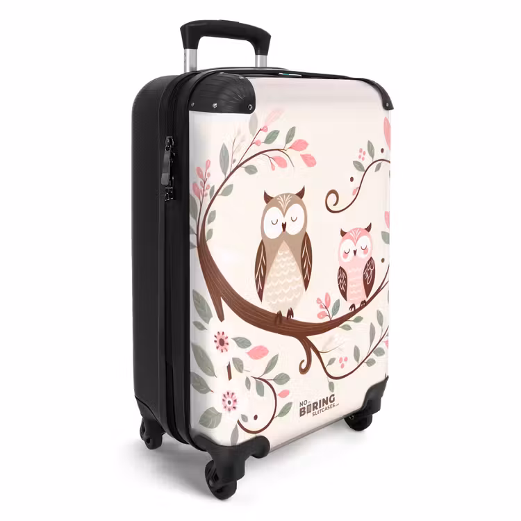 Slome slaapuiltjes NBS - Handbagage koffer - Unisex middel -productfoto_3d