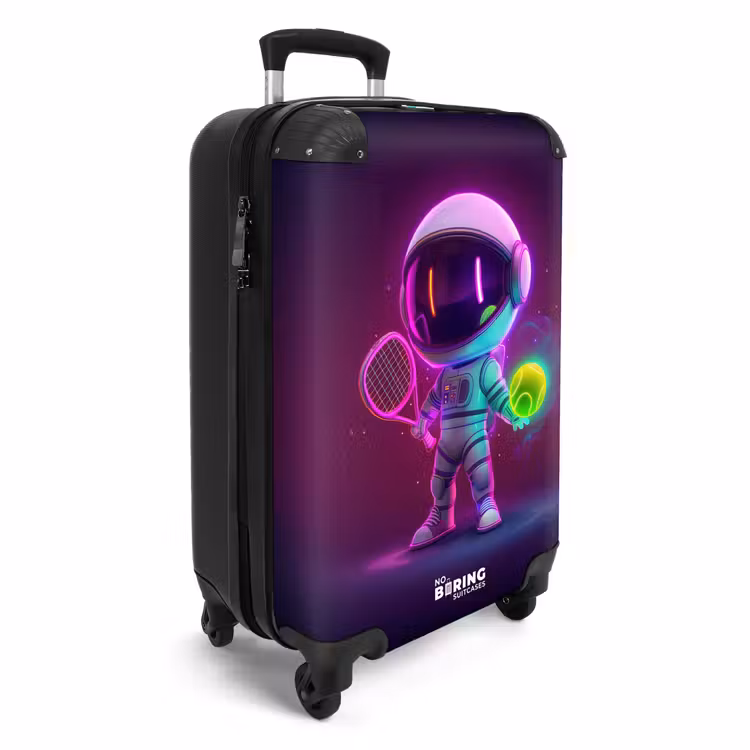 Space tennis NBS - Handbagage koffer - Unisex middel -productfoto_3d