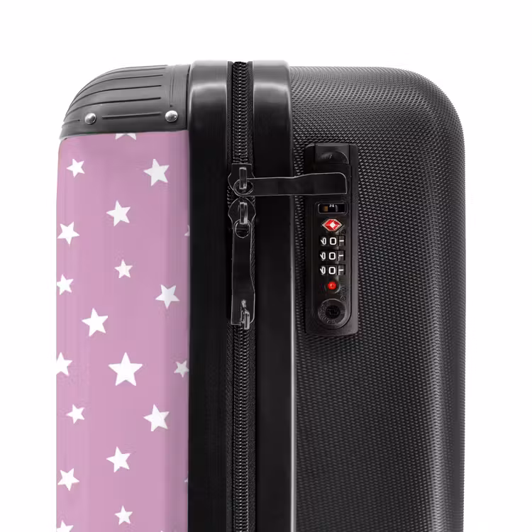 Sterrenstof NBS - Handbagage koffer - Unisex middel -slot