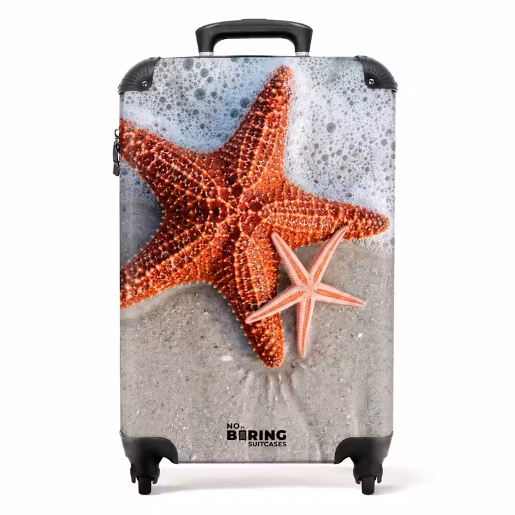 Zeester - Strand - Zee NBS - Handbagage koffer - Volwassenen Unisex middel -productfoto_recht