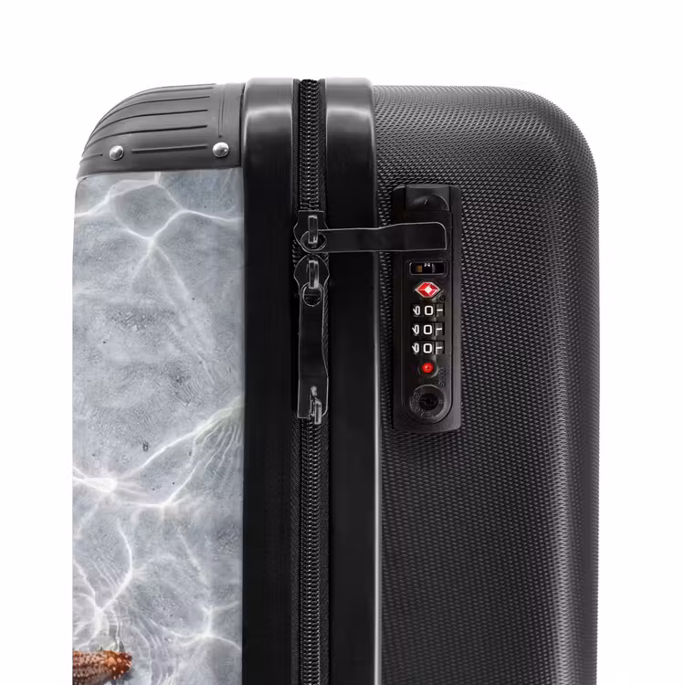 Zeesterren - Water - Helder NBS - Handbagage koffer - Volwassenen Unisex middel -slot