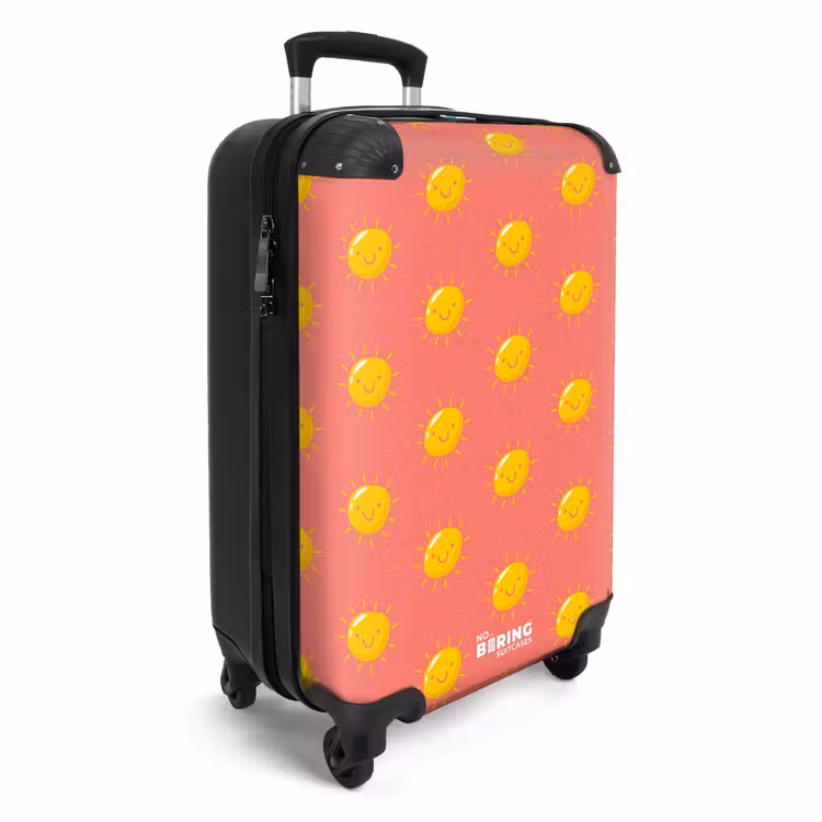 Sunny situation koraal NBS - Handbagage koffer - Unisex middel -productfoto_3d