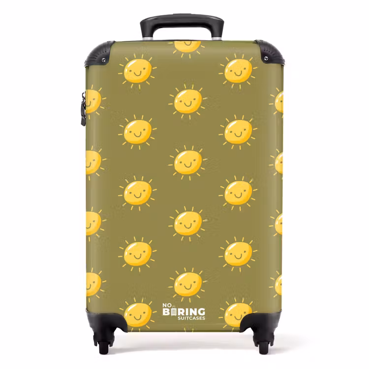 Sunny situation olijf NBS - Handbagage koffer - Unisex middel -productfoto_recht