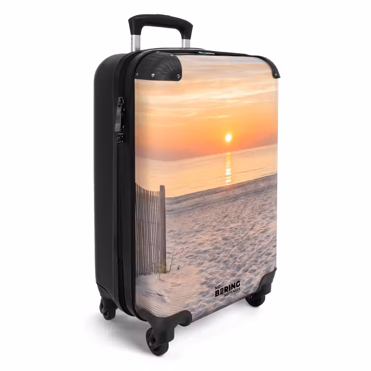 Zonsondergang - Strand - Zand NBS - Handbagage koffer - Volwassenen Unisex middel -productfoto_3d
