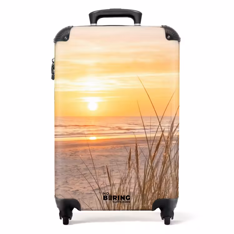 Zonsondergang - Duinen - Zee NBS - Handbagage koffer - Volwassenen Unisex middel -productfoto_recht