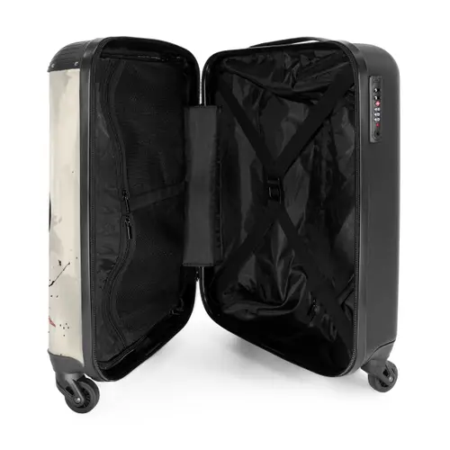 12 NBS - Handbagage koffer - Unisex middel -binnenkant
