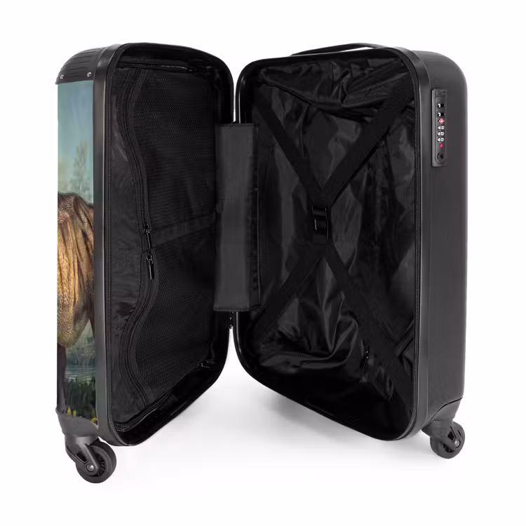 Thijs Tyrannosaurus NBS - Handbagage koffer - Unisex middel -binnenkant