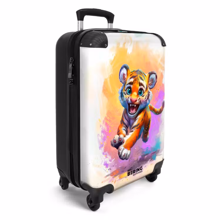 Tommy tijger NBS - Handbagage koffer - Unisex middel -productfoto_3d