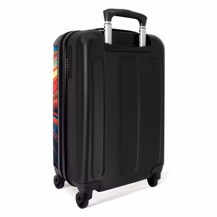 Vrachtwagen in schemerlicht NBS - Handbagage koffer - Unisex middel -achterkant