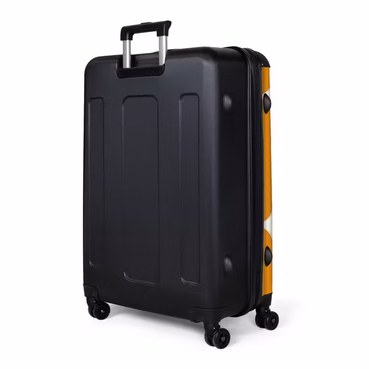 U-vorm - Retro - Oranje NBS - Handbagage koffer - Volwassenen Unisex middel -slot