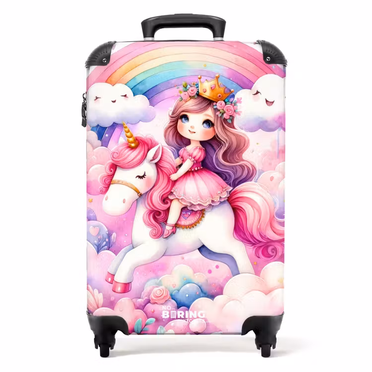 Eenhoorndromen NBS - Handbagage koffer - Unisex middel -productfoto_recht