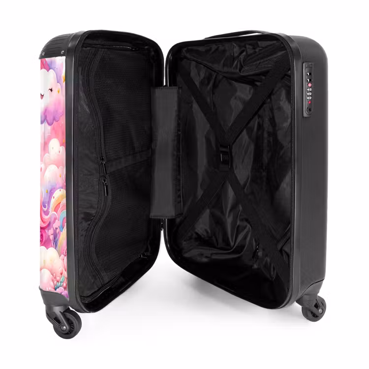 Eenhoorndromen NBS - Handbagage koffer - Unisex middel -binnenkant