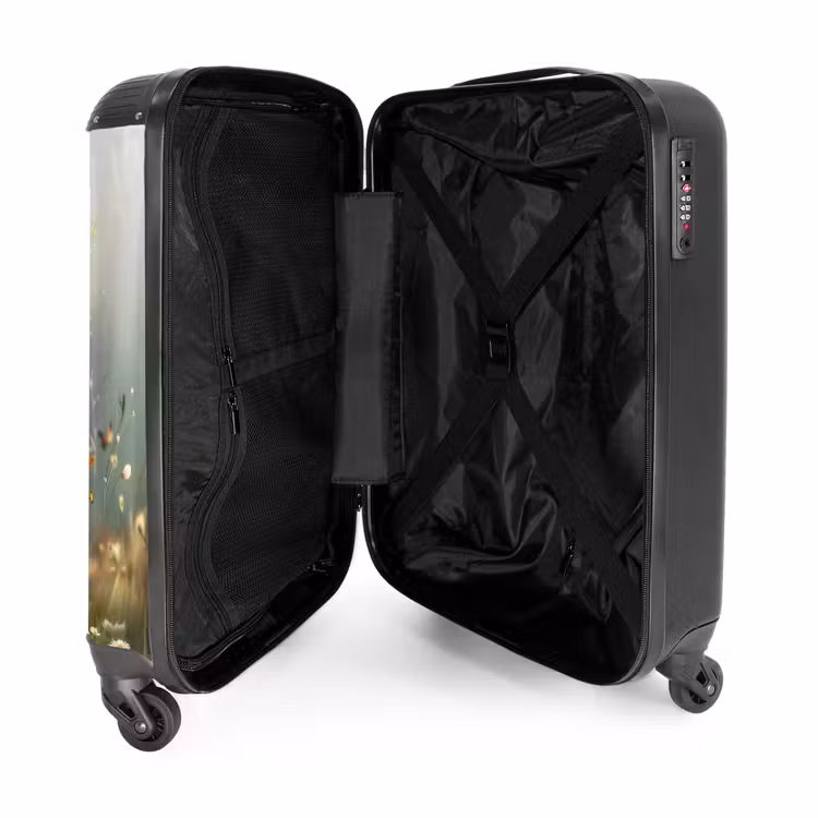 Valerie veldhertje NBS - Handbagage koffer - Unisex middel -binnenkant