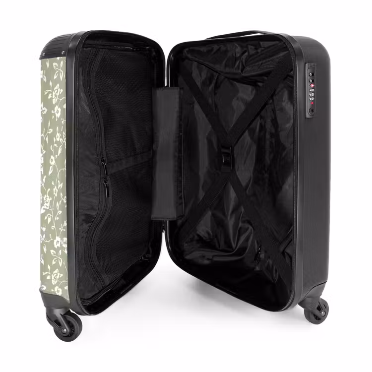 18 NBS - Handbagage koffer - Unisex middel -binnenkant