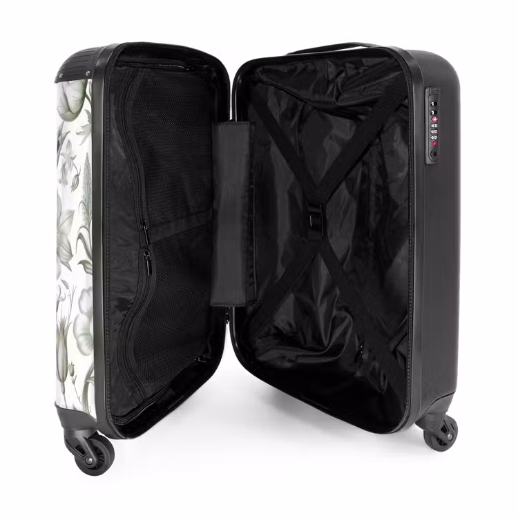20 NBS - Handbagage koffer - Unisex middel -binnenkant