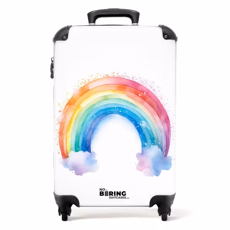 Waterverf wonderboog NBS - Handbagage koffer - Unisex middel -productfoto_recht