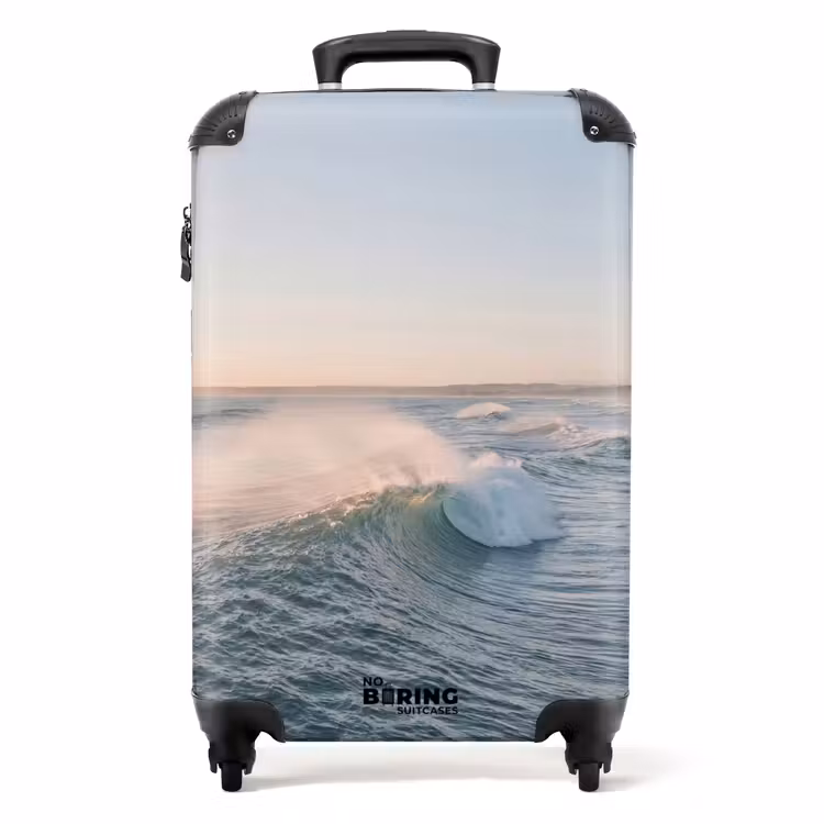 Golf - Zee - Water NBS - Handbagage koffer - Volwassenen Unisex middel -productfoto_recht