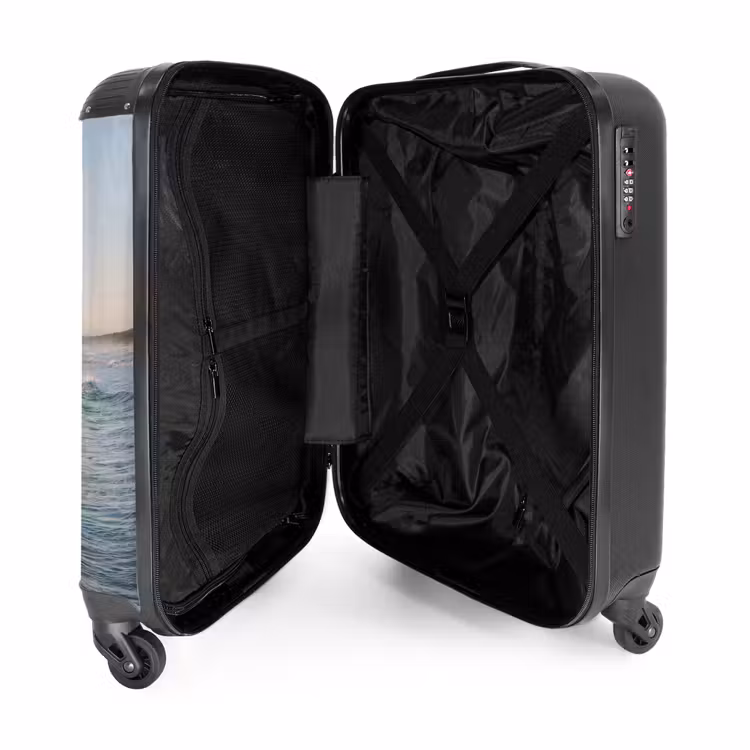 Golf - Zee - Water NBS - Handbagage koffer - Volwassenen Unisex middel -binnenkant