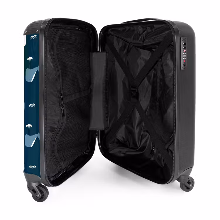 Walvisweelde NBS - Handbagage koffer - Unisex middel -binnenkant