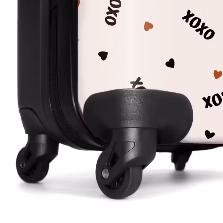 XOXO op beige NBS - Handbagage koffer - Volwassenen Unisex middel -wiel