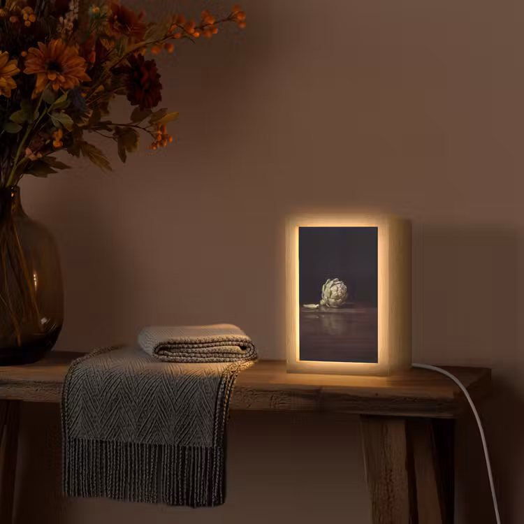 Table Lamp - Artichoke - Food - Classic - Artichok - Eten - Klassiek Light Box met kabel (Tafellamp) klein