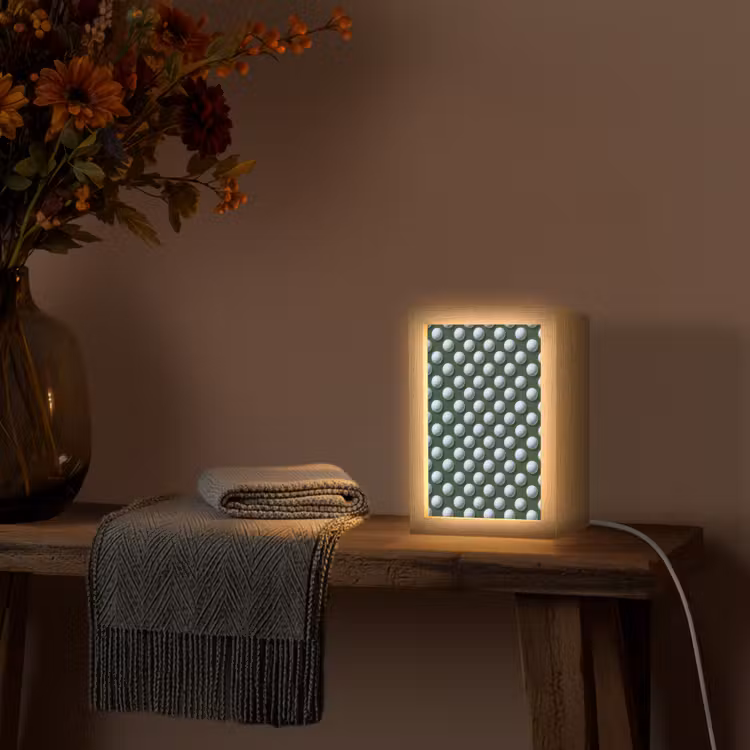 Ballen - Golf - Groen Light Box met kabel (Tafellamp) klein 925 -sfeer4