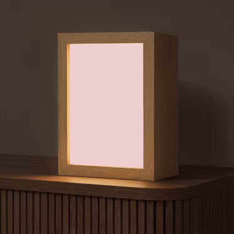 Blush - Pink - Roze Light Box met kabel (Tafellamp) klein 925 -z3d_website