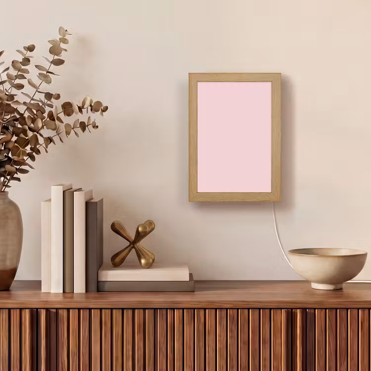Blush - Pink - Roze Light Box met kabel (Tafellamp) klein 925 -sfeer2