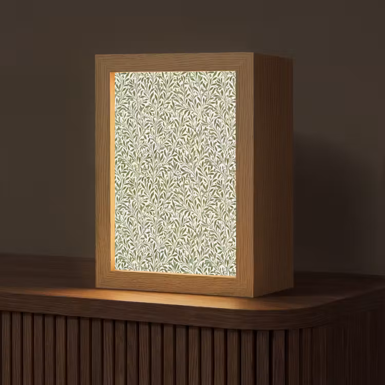 Botanisch - Takken - Groen Light Box met kabel (Tafellamp) klein 925 -z3d_website