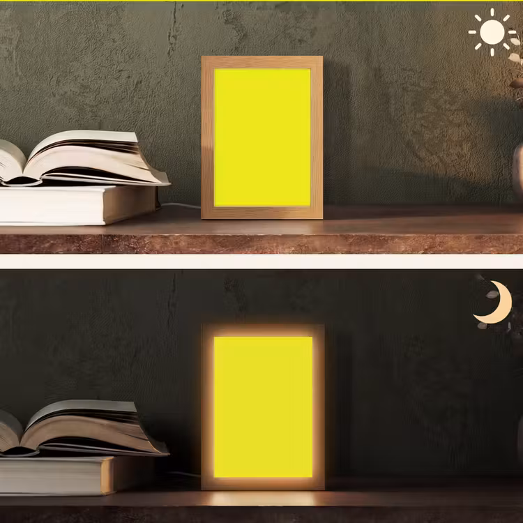Bright - Canary - Geel Light Box met kabel (Tafellamp) klein 925 -sfeer3