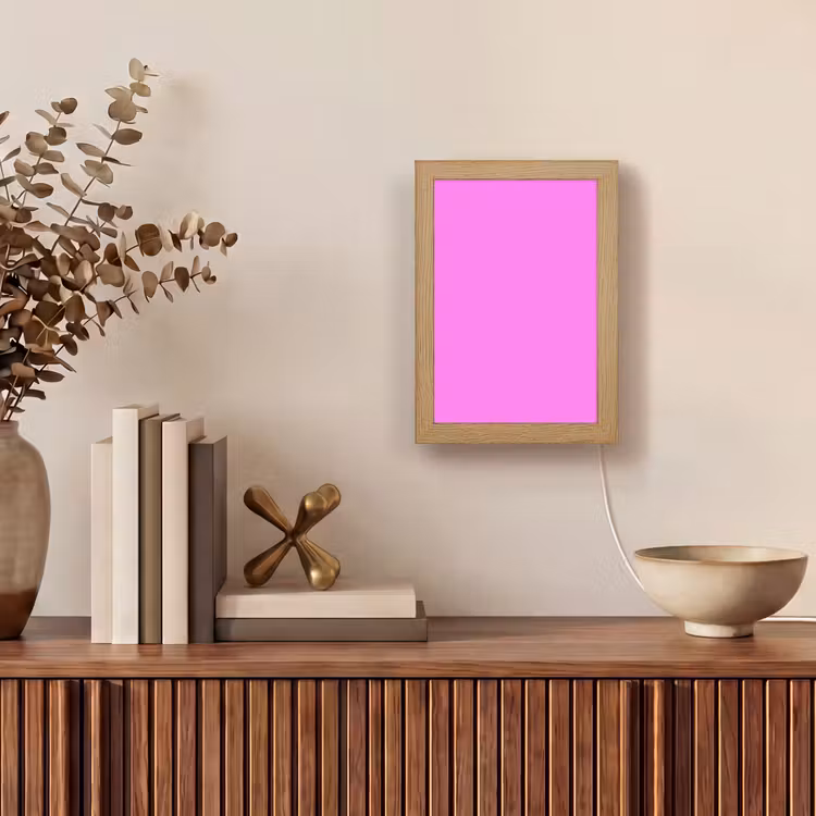 Bright - Orchid - Roze Light Box met kabel (Tafellamp) klein 925 -sfeer2