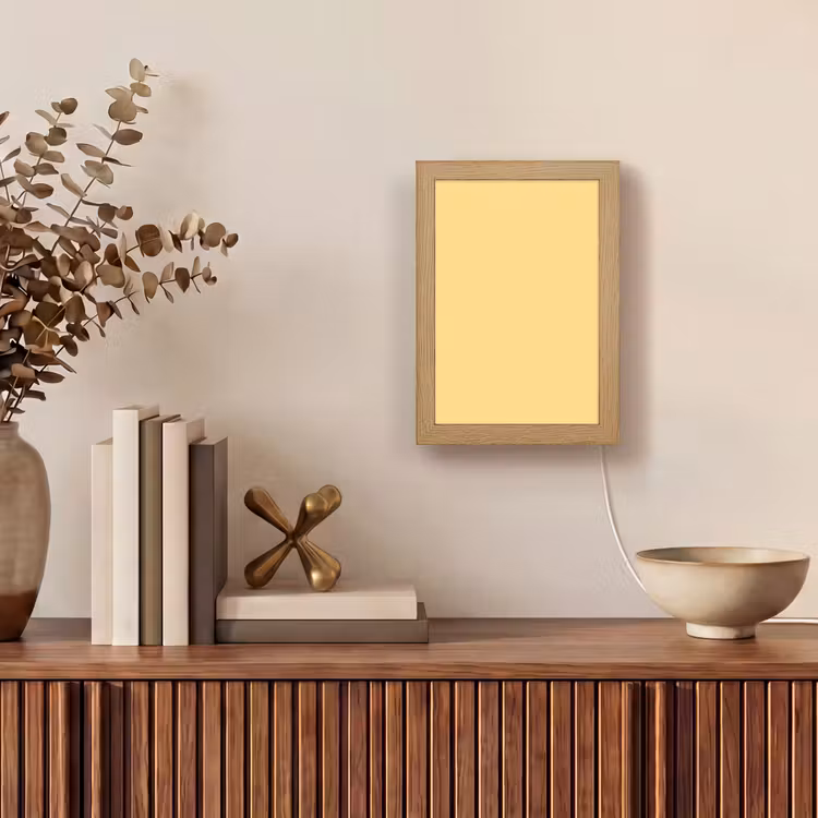 Butter - Geel - Yellow Light Box met kabel (Tafellamp) klein 925 -sfeer2