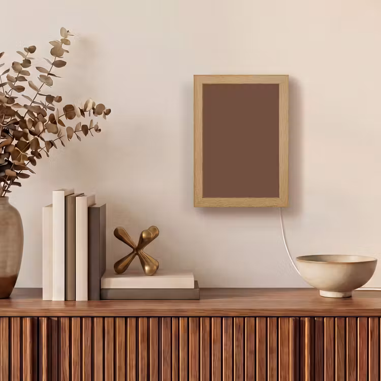 Deep - Clay - Brown - Bruin Light Box met kabel (Tafellamp) klein 925 -sfeer2