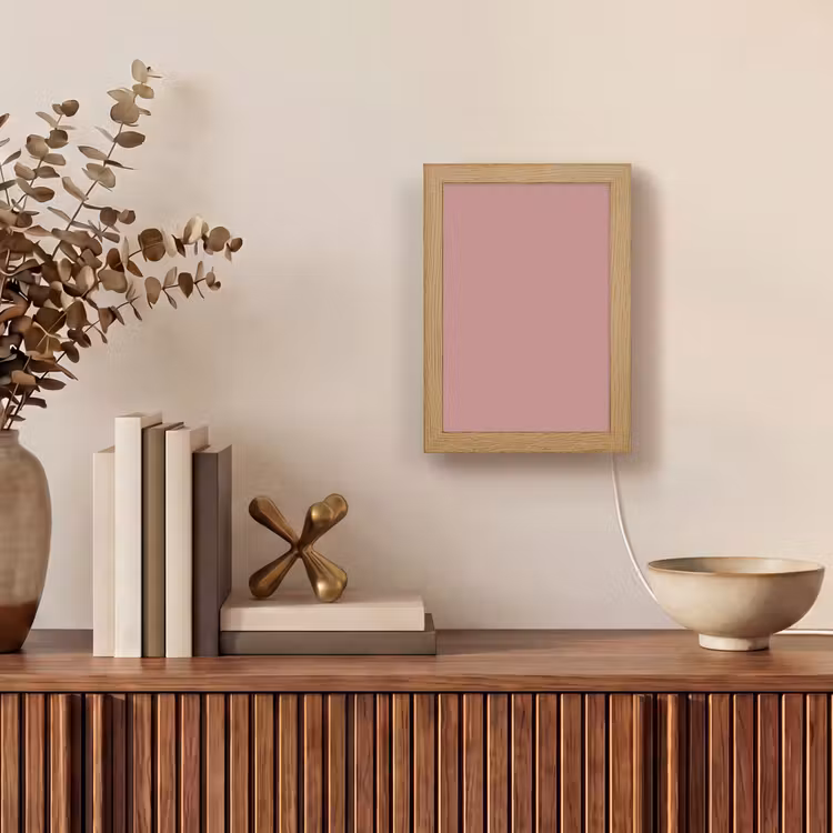 Dusty - Rose - Roze Light Box met kabel (Tafellamp) klein 925 -sfeer2